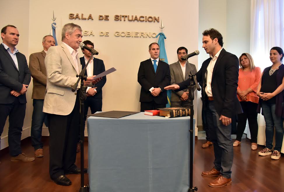 Das Neves puso en funciones a Cagliolo al  frente de la Unidad Ejecutora Provincial