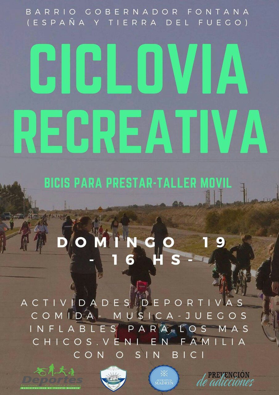 Vuelve la ciclovía a Puerto Madryn