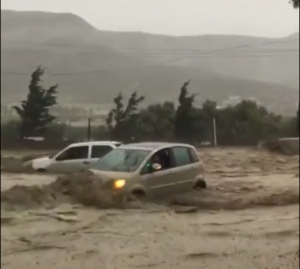 Fuerte temporal en Comodoro Rivadavia