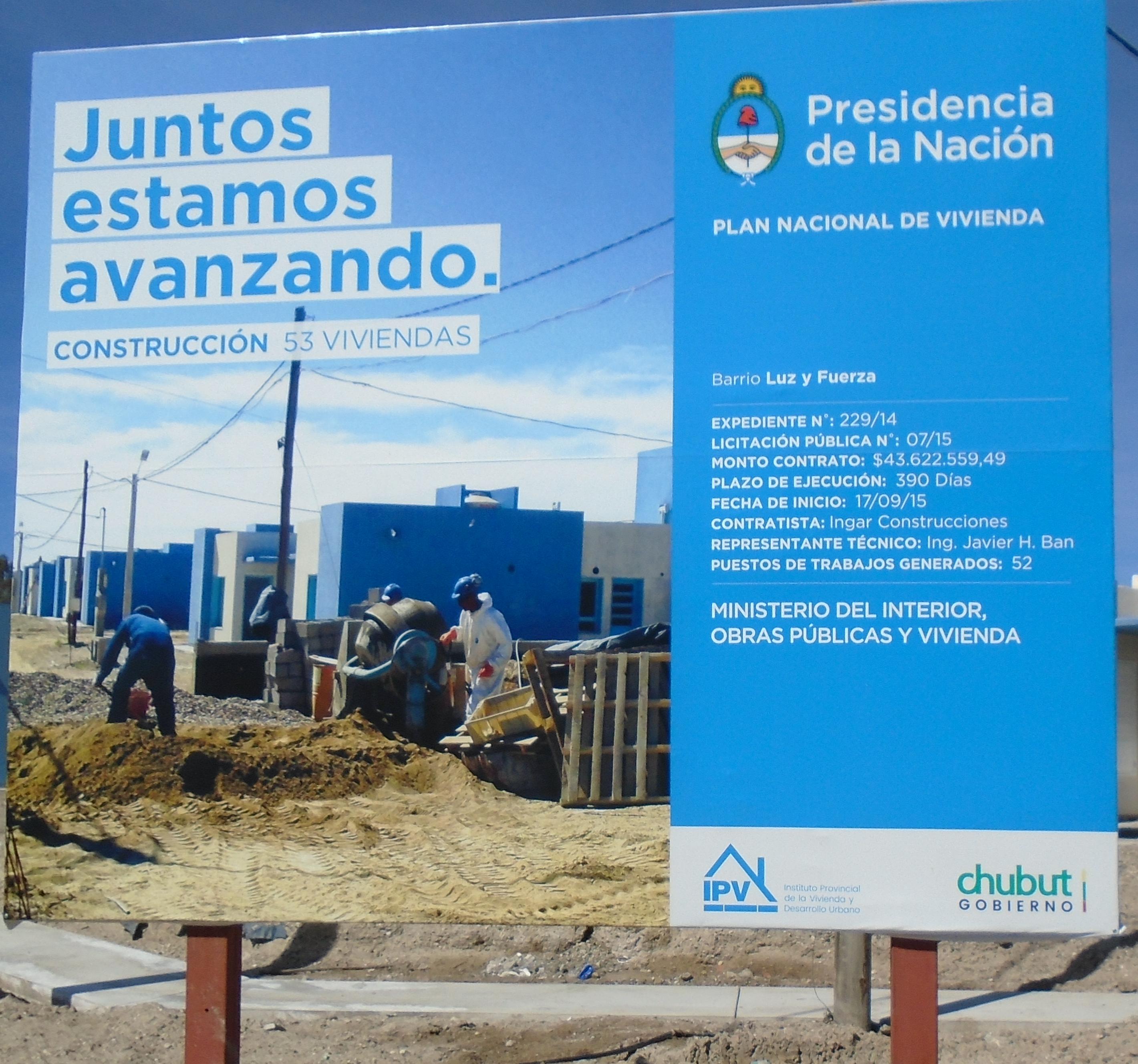 Entrega de viviendas de mañana en Puerto Madryn ha sido reprogramado