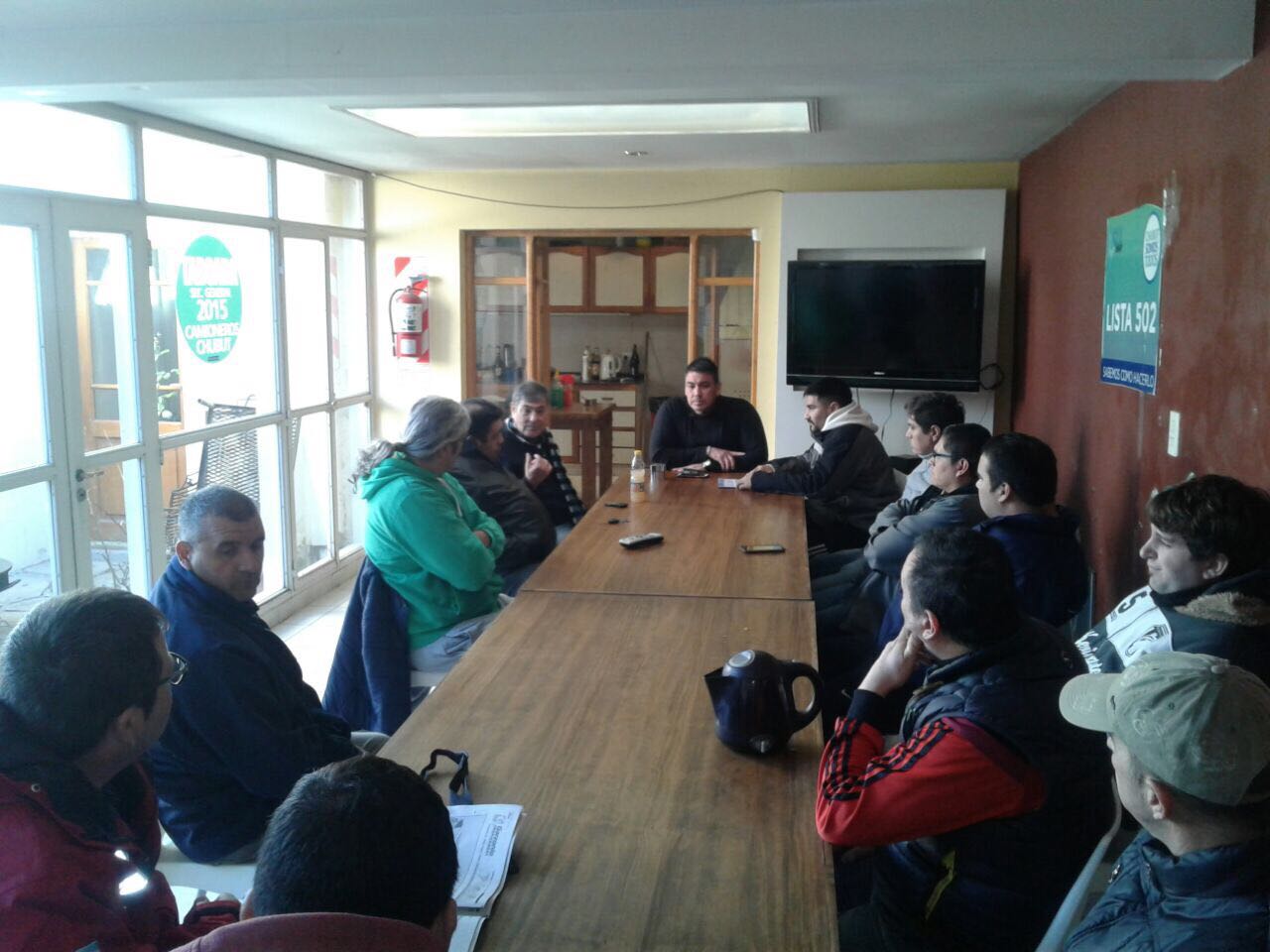 La cúpula de la CGT recibió a ex trabajadores de la Pepsi