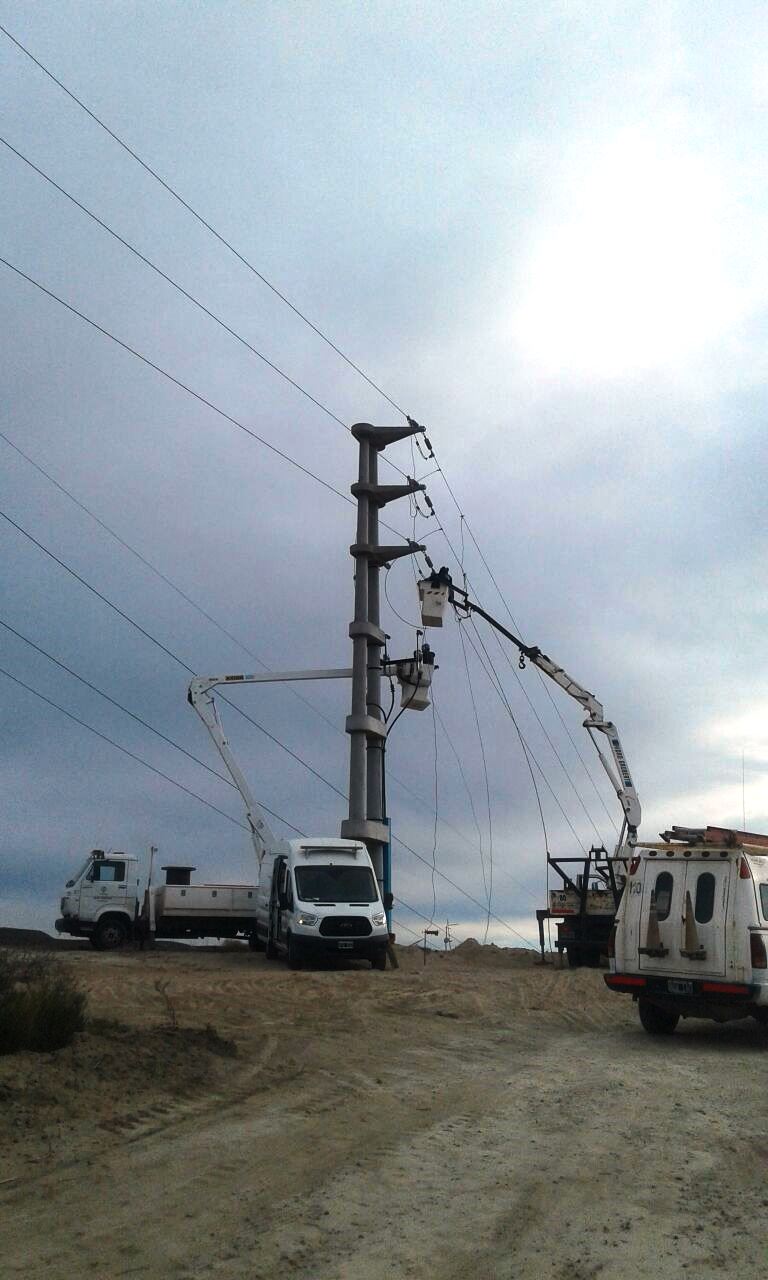 Ayer se realizaron reparaciones de emergencia a causa del viento