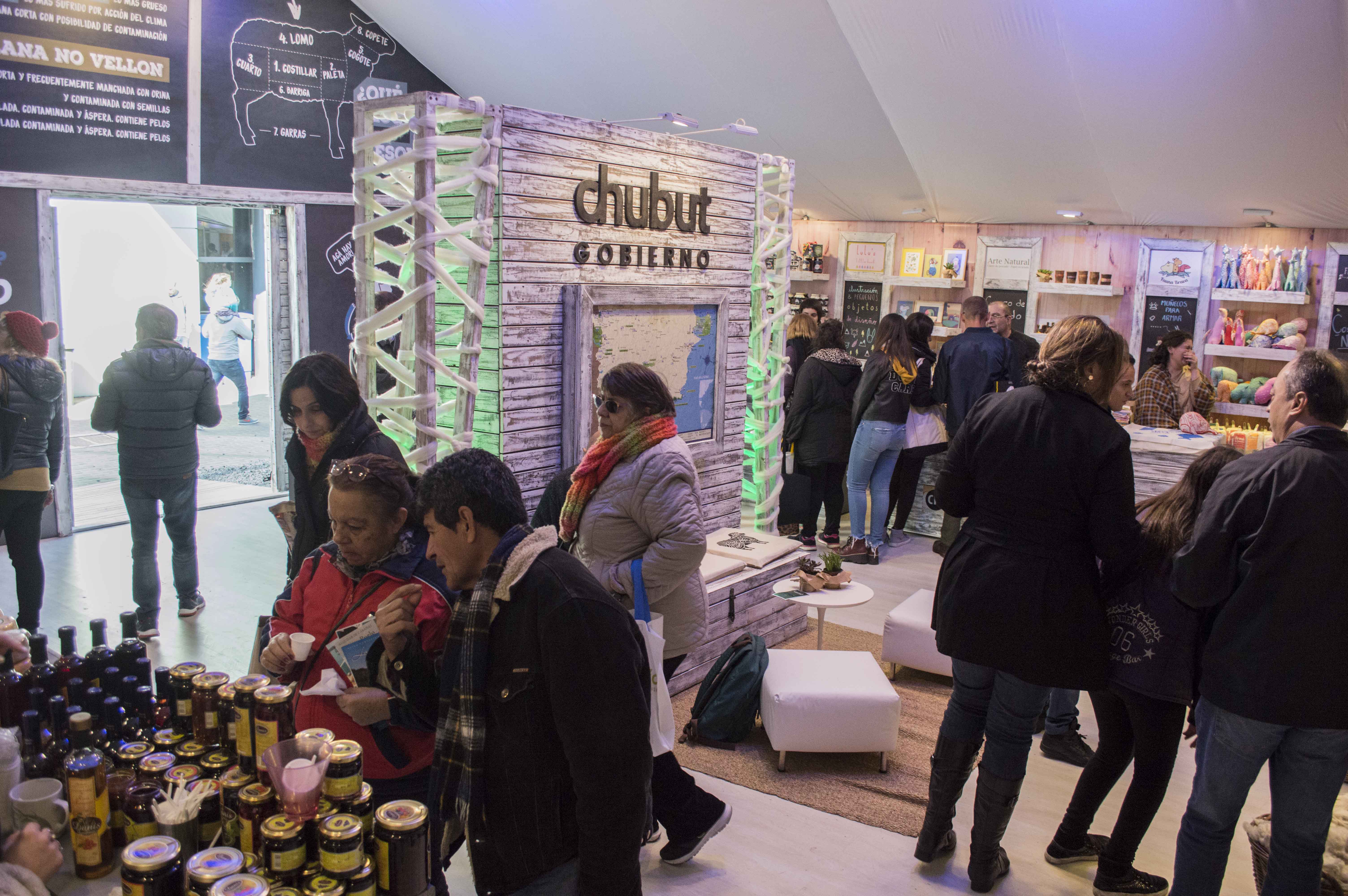 Chubut presentó un original stand   en la Exposición Rural de Palermo