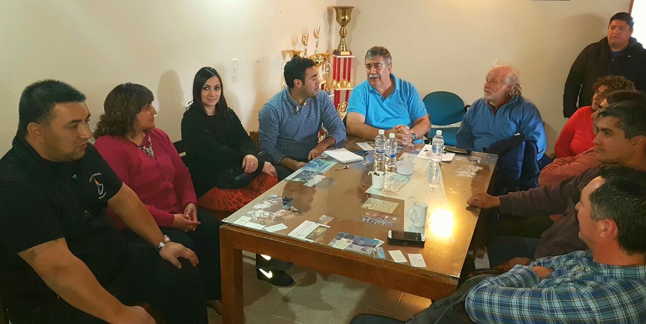 Héctor González visitó Esquel con reuniones y encuentros con la militancia