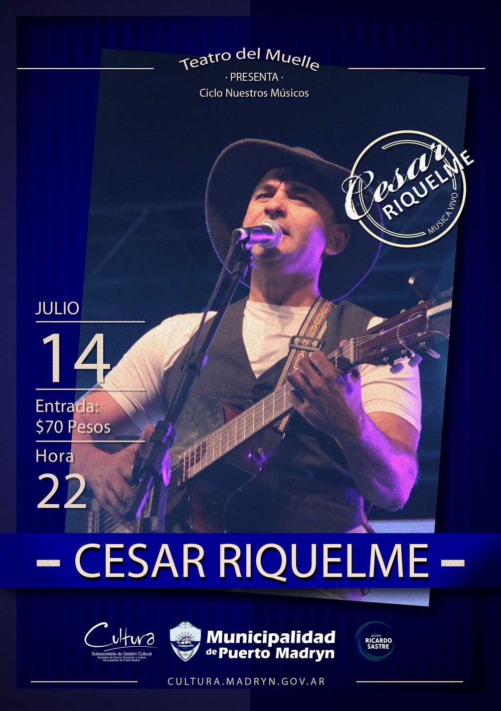 César Riquelme en el ciclo “Nuestros Músicos”