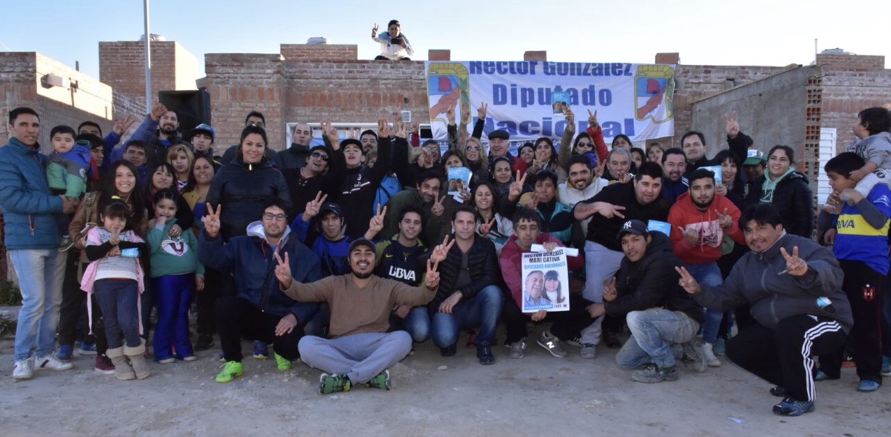 Primero Chubut abrió casas peronistas y recorrió barrios en Trelew