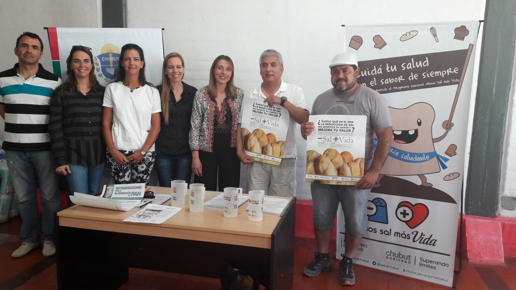 Salud: Panaderías de Puerto Madryn se   sumaron al Programa “Menos Sal, Más Vida”