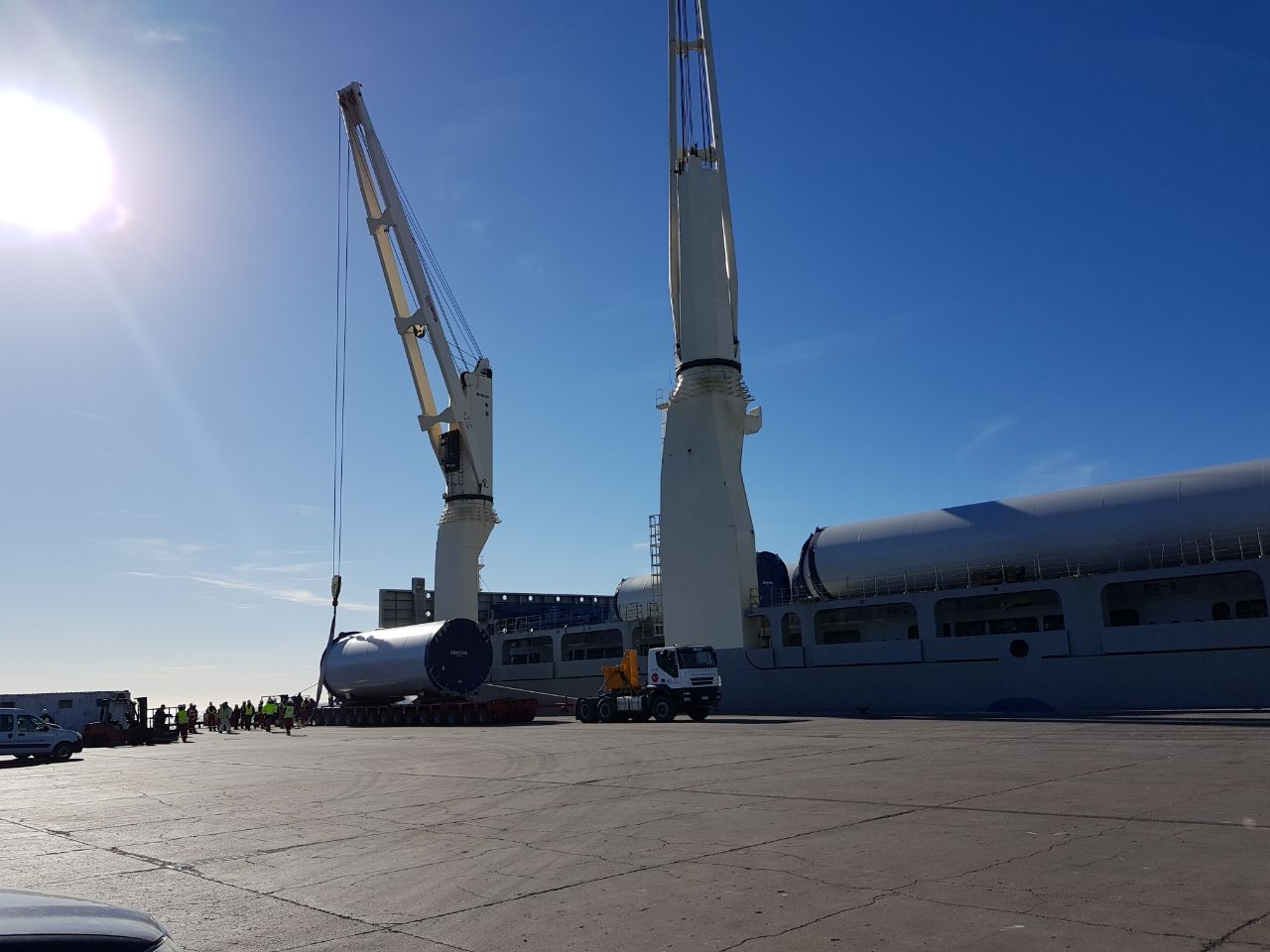 Primer arribo Molinos Proyecto “El Llano”.