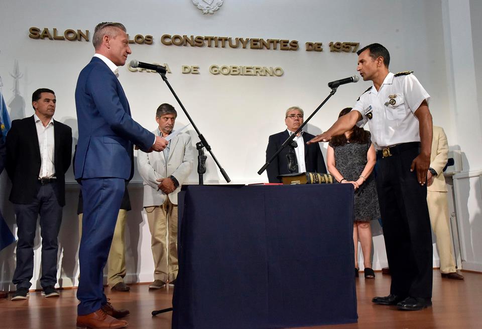 Arcioni puso en funciones al nuevo jefe de la Policía del Chubut