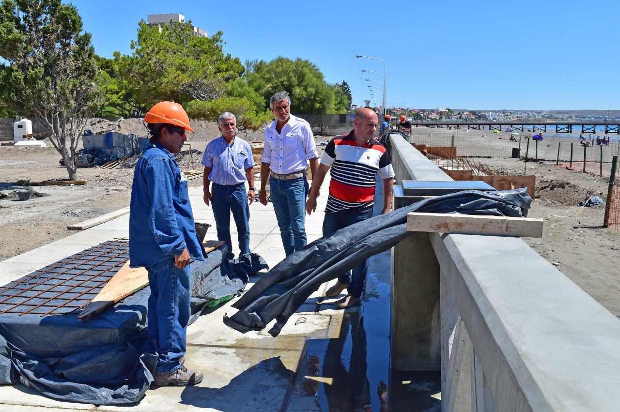 Obras de renovación del Frente Costero