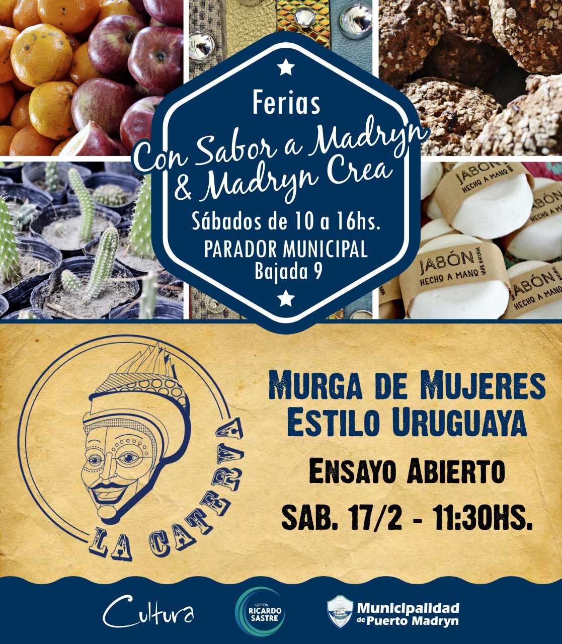 Edición Especial de las Ferias “Con Sabor a Madryn y “Madryn Crea”