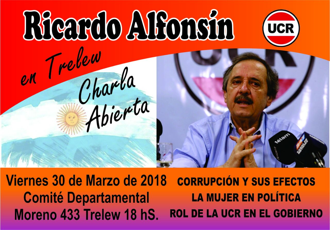 Dr. Ricardo Alfonsín visita Chubut