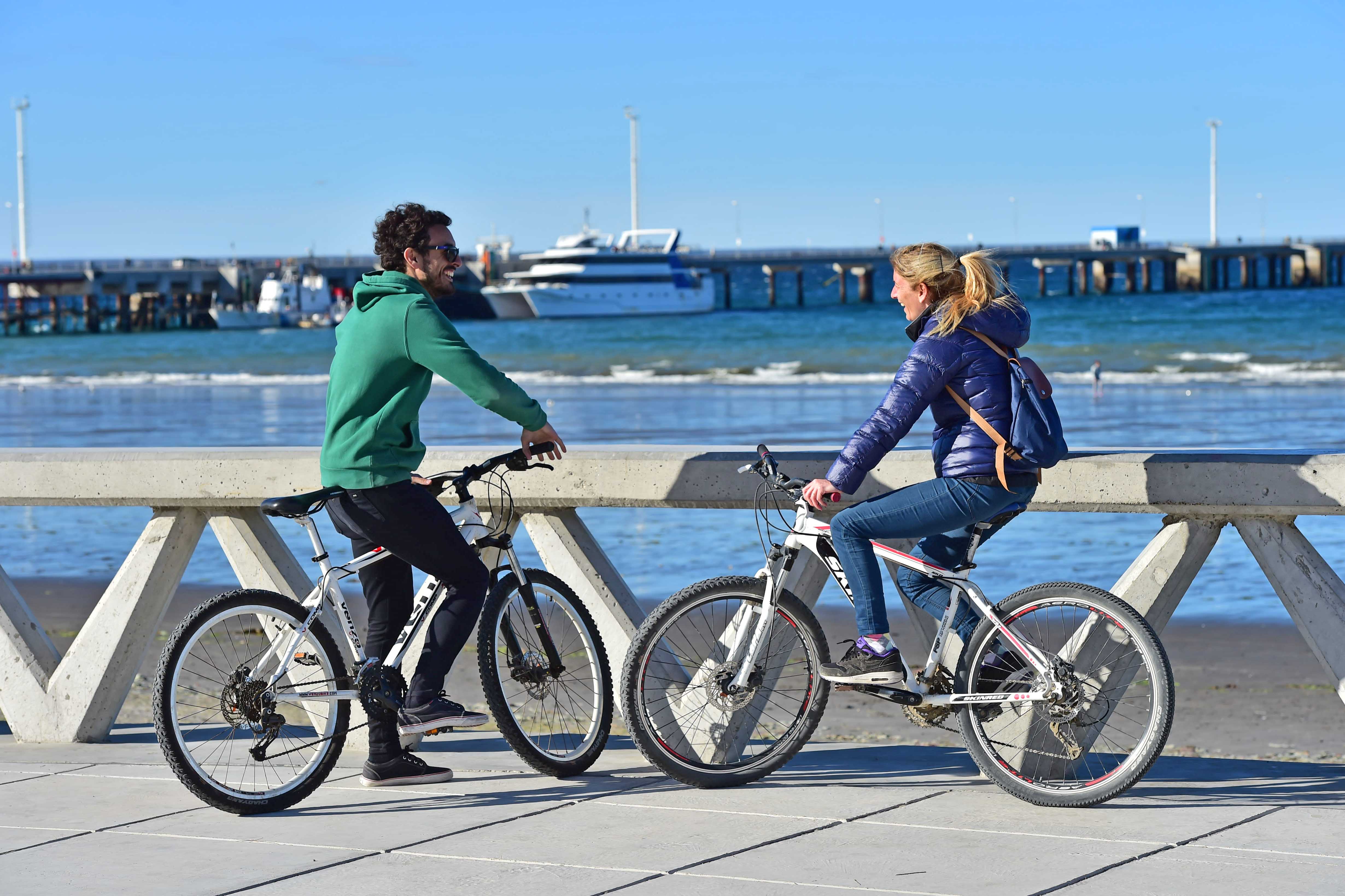 Diseñaron en Madryn una aplicación móvil para fomentar el uso de la bicicleta