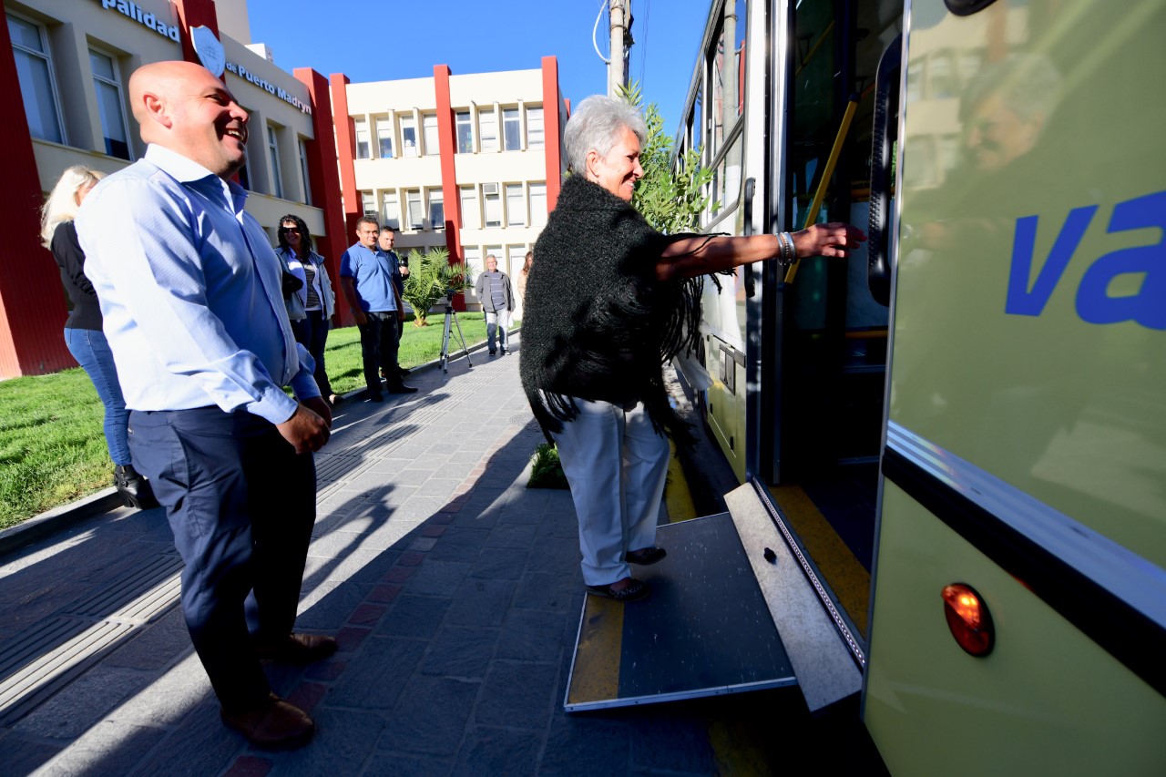 Una nueva unidad de la empresa de transporte para la ciudad