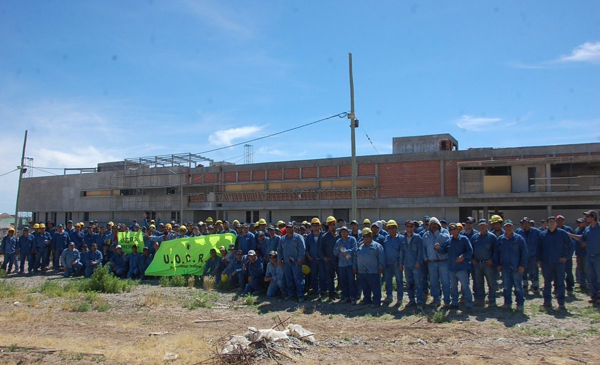 Cierre de la obra del nuevo hospital en trelew