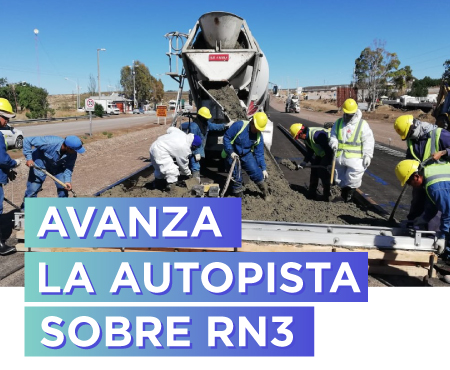 AVANZA LA AUTOPISTA SOBRE RN3