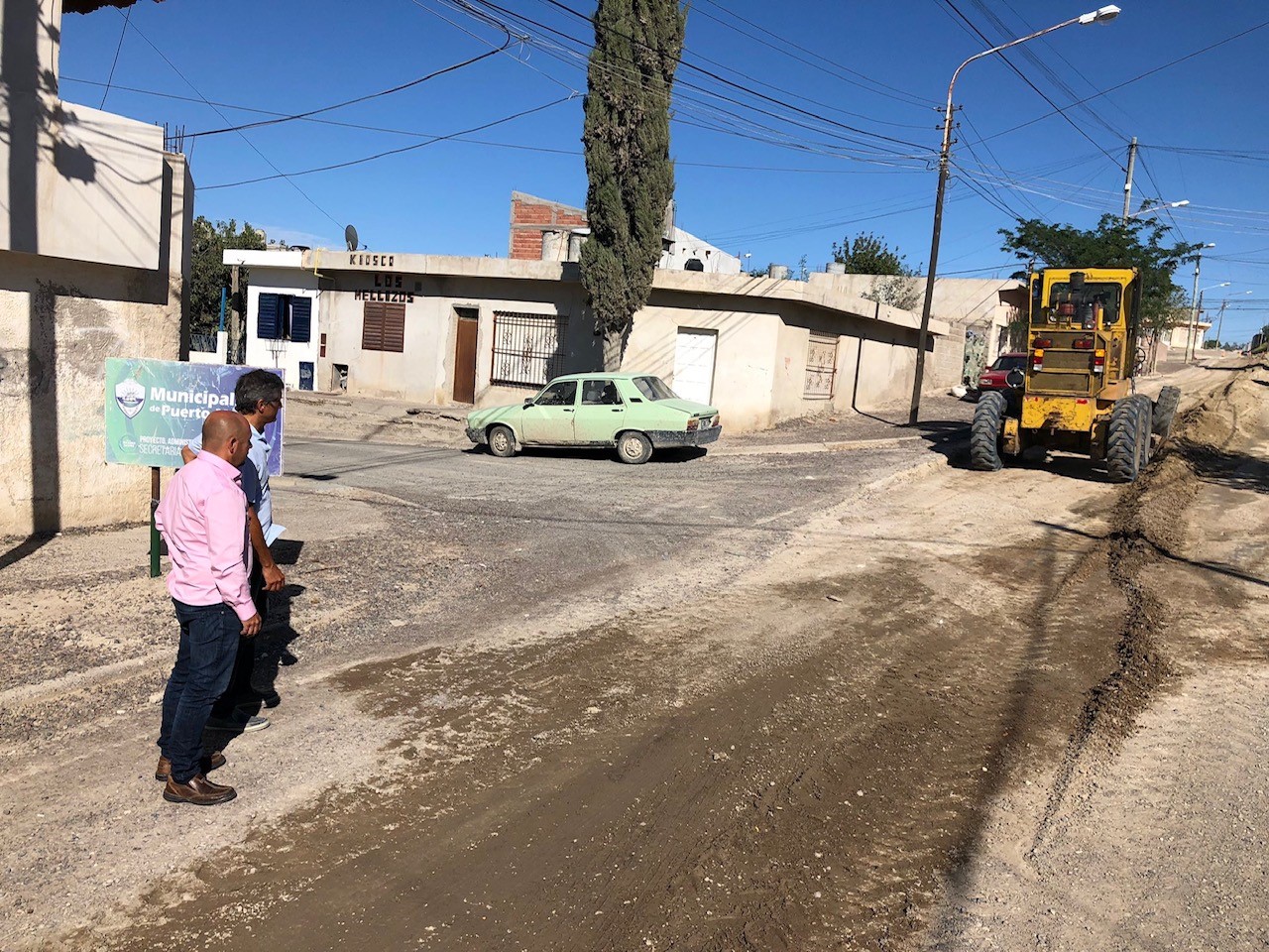 SASTRE SUPERVISÓ OBRAS DE PAVIMENTACIÓN