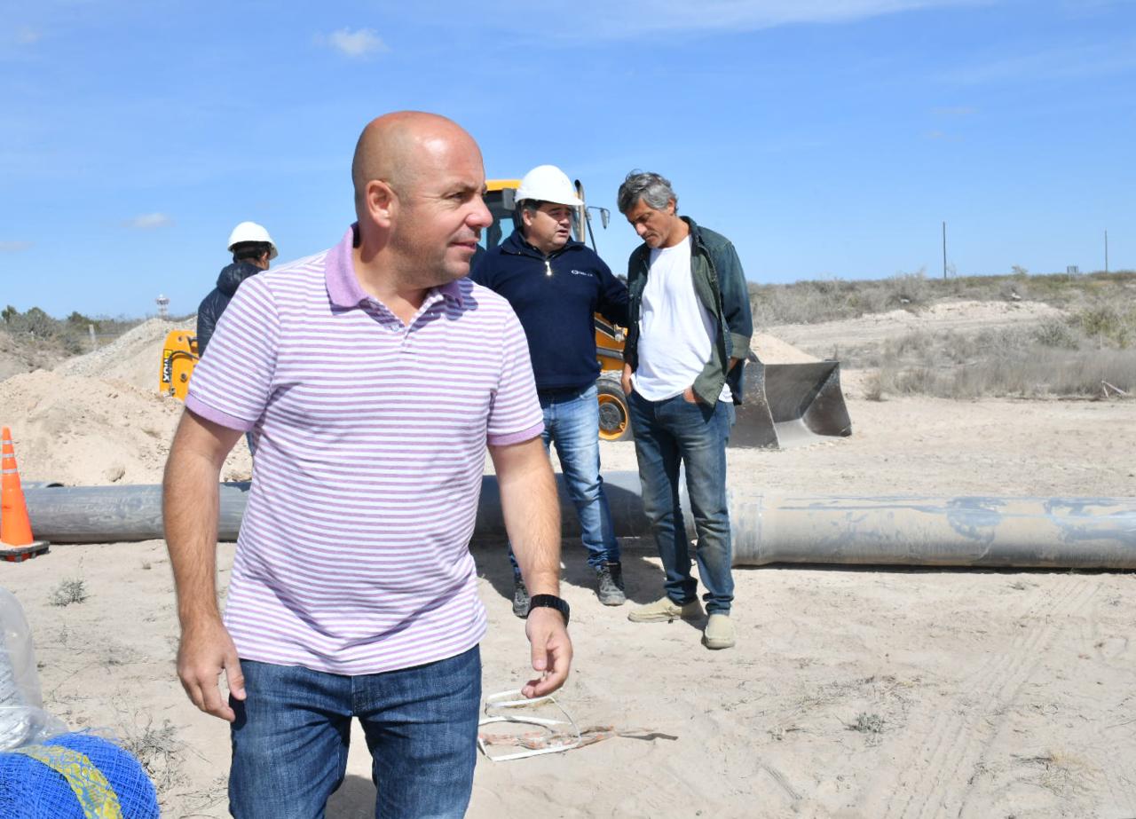 SASTRE CONFIRMÓ EL AVANCE DE LA OBRA DEL ACUEDUCTO PARA LA ZONA NORTE