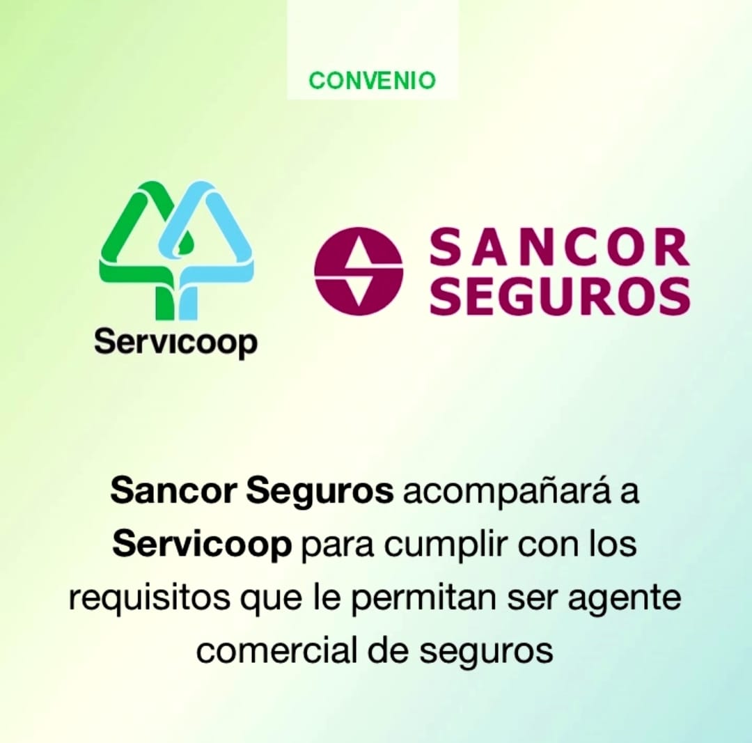 Servicoop firmó un convenio con Sancor Seguros para reducir gastos y proyectar nuevos servicios