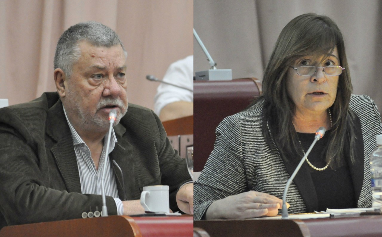 Blas Meza Evans y Alejandra Marcilla, formalizaron una denuncia penal, por presuntas irregularidades en contratación de empresas en la reparación de escuelas