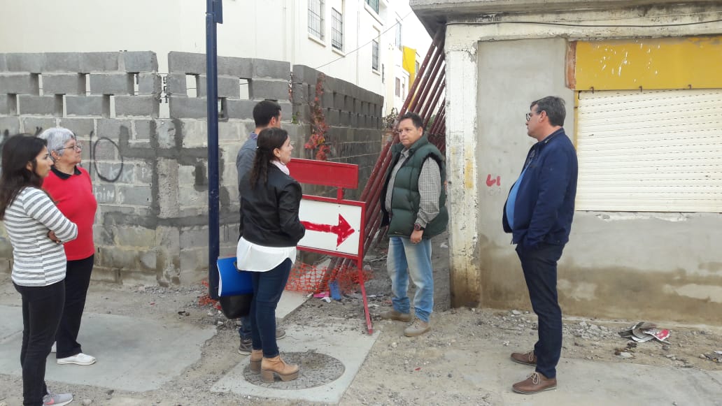 Defensa Civil y el IPV inspeccionaron una obra clandestina en el barrio 630 Viviendas