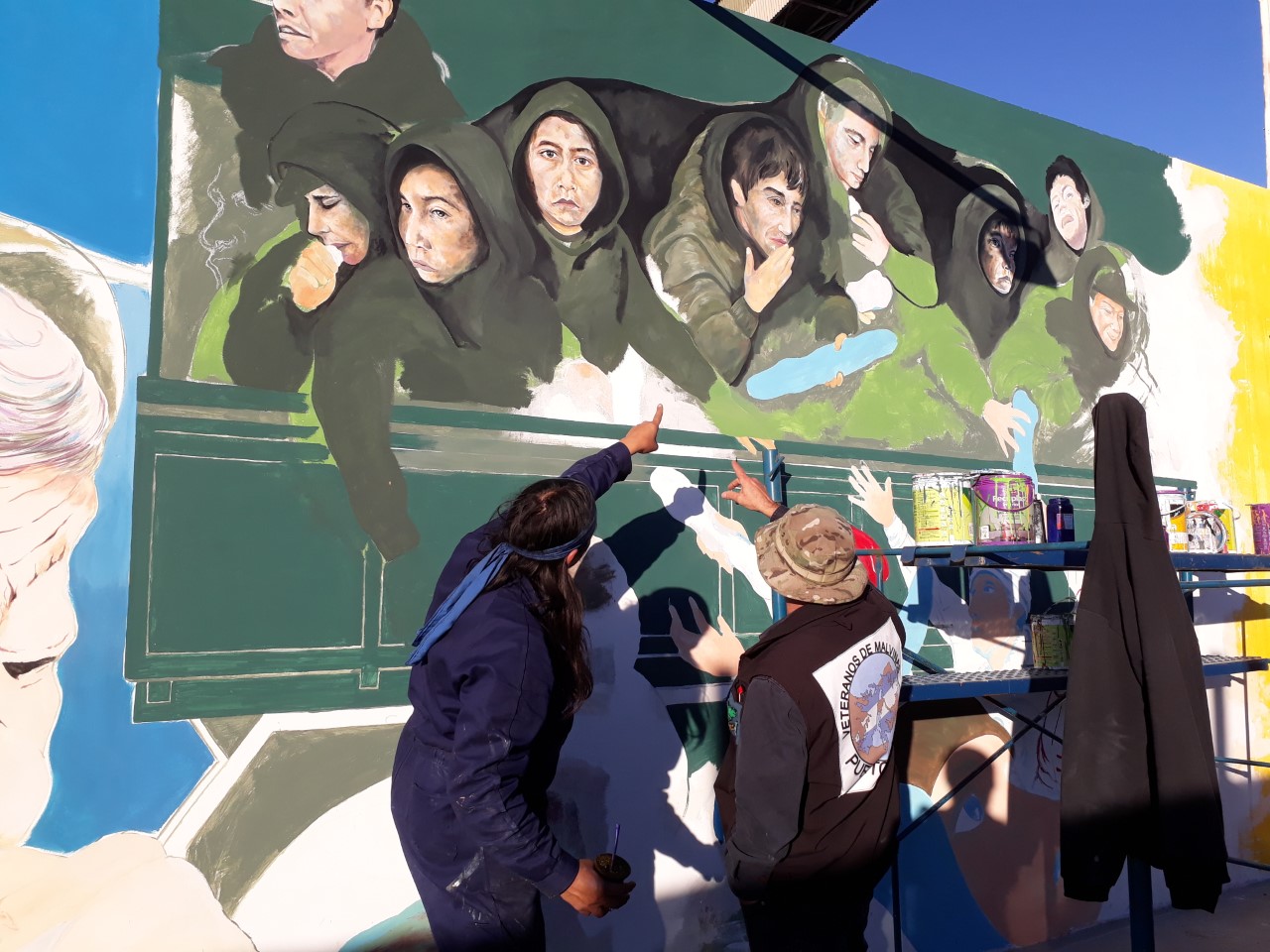 Avanza la realización del Mural “El regreso de Malvinas”