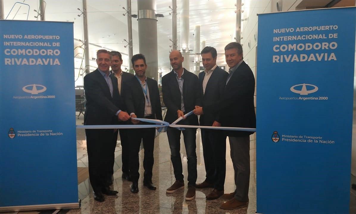 Menna participó de la inauguración de nuevas obras en el aeropuerto de Comodoro: Nación invirtió más de 1.000 millones de pesos