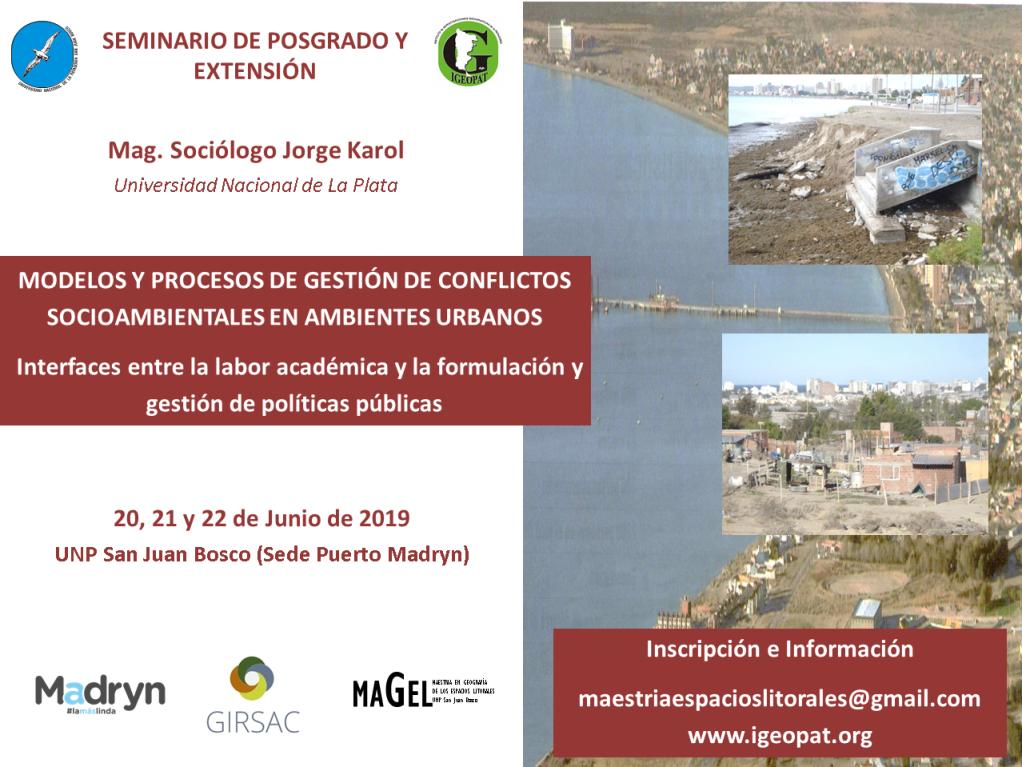 “Modelos y procesos de gestión de conflictos socio-ambientales en ambientes urbanos”