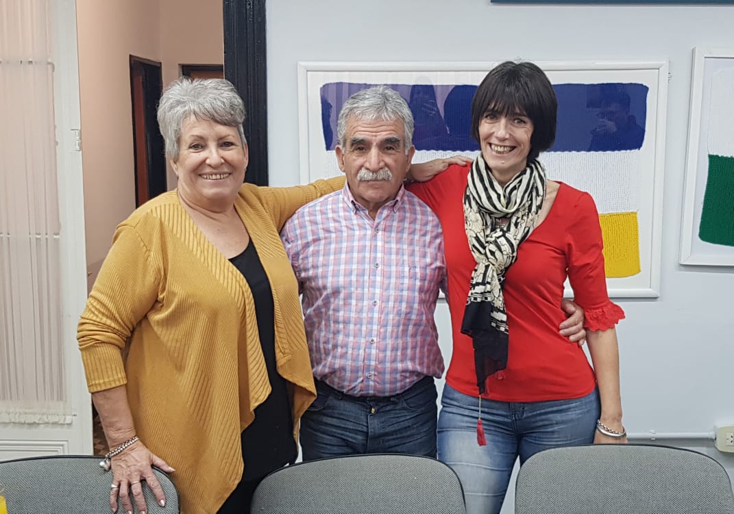 Xenia Gabella, Mariela William y Miguel Antín diputados electos