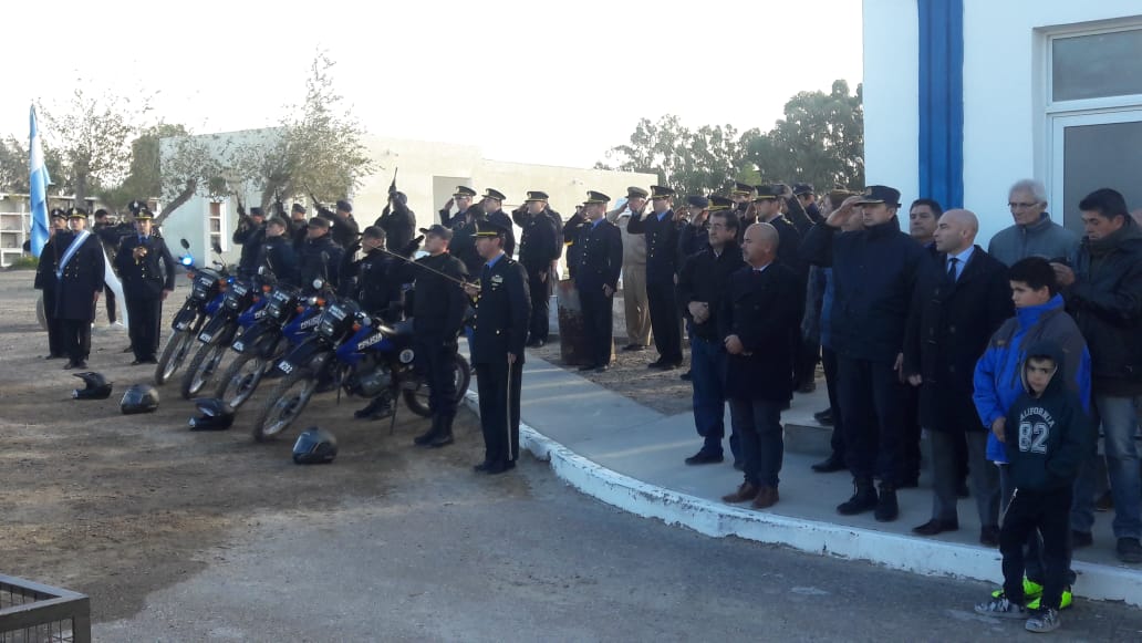 Policía del Chubut le rindió homenaje al Cabo Primero Oscar Omar Corzo caído en cumplimiento del deber