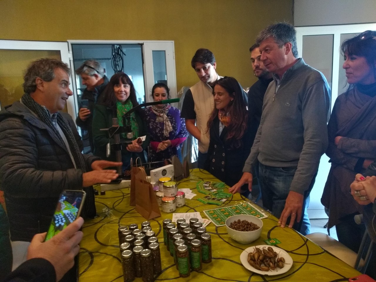 Menna tomó contacto en Madryn con proyectos y emprendimientos productivos e industriales locales