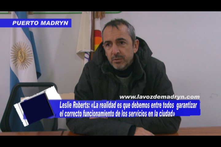 Leslie Roberts: “La realidad es que debemos entre todos garantizar el correcto funcionamiento de los servicios en la ciudad”