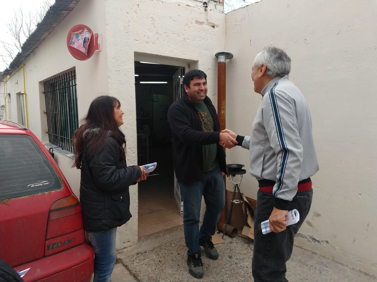 Beliz recorrió hoy las localidades de 28 de Julio, Dolavon y Gaiman