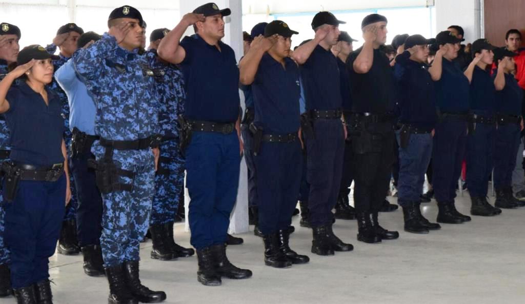 La Policía del Chubut concretó el acto de ascensos de 65 efectivos