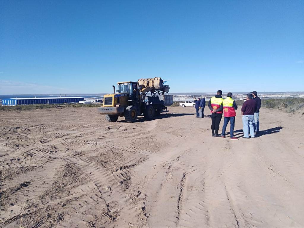 Se evitó intento de usurpación en terrenos pertenecientes a Corfo en Parque Industrial de Puerto Madryn