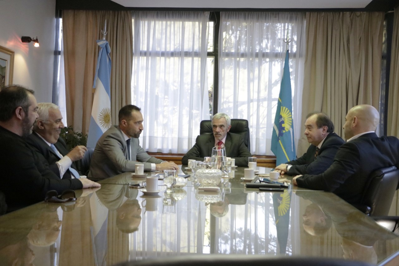 Massoni y Tarrío se reunieron con los titulares del Poder Judicial y del Legislativo