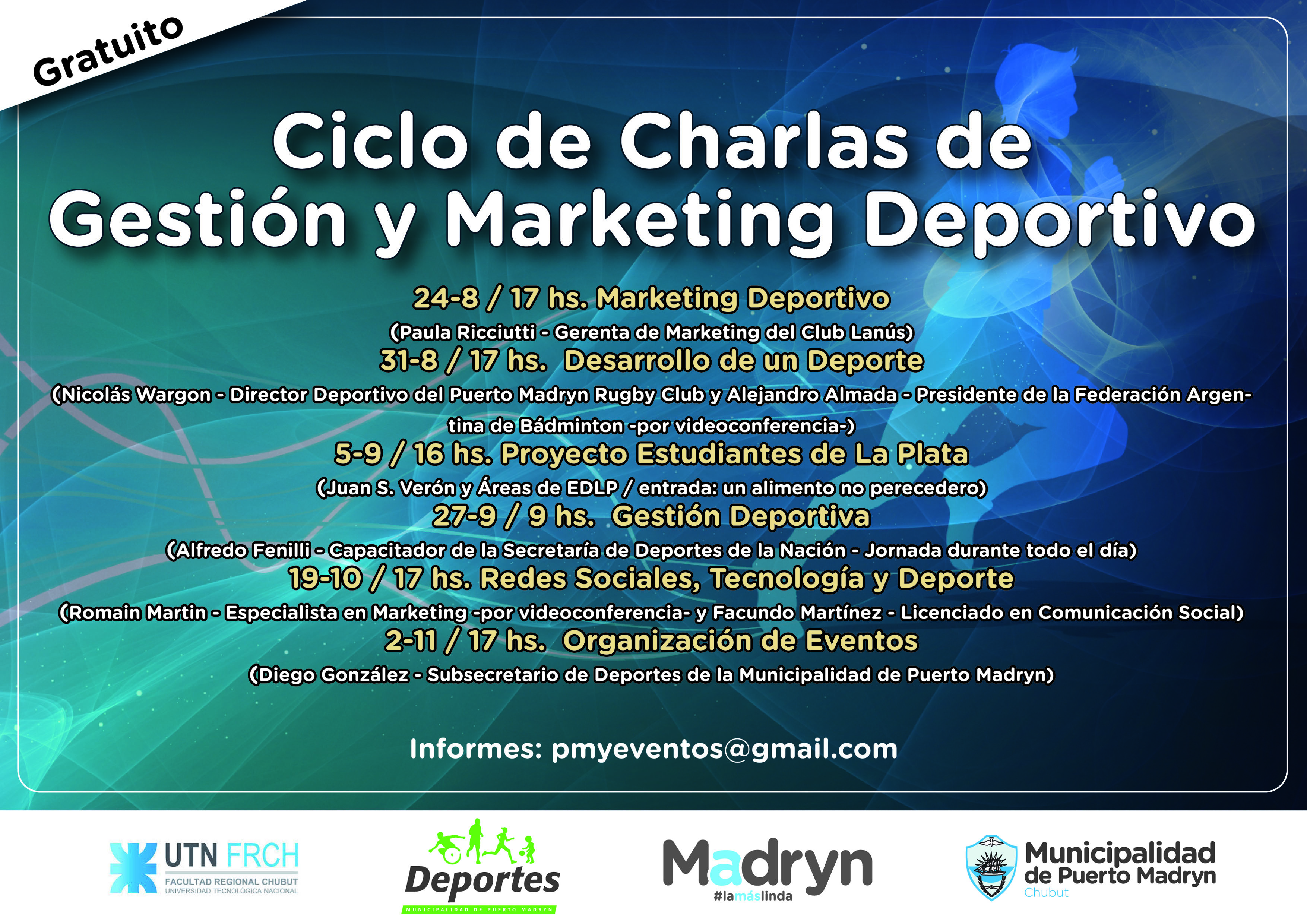 Ciclo de charlas sobre gestión y el marketing deportivo en la Casa de Altos Estudios
