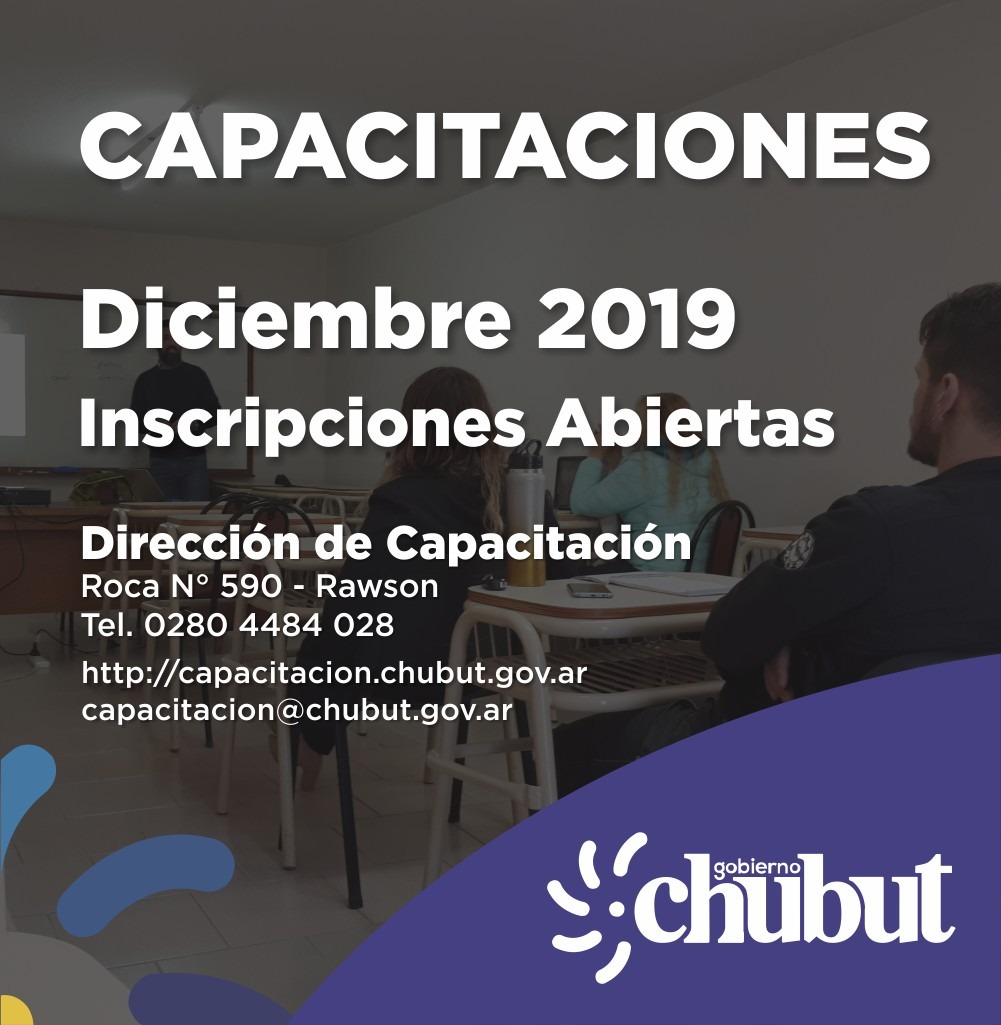 Se encuentran abiertas las inscripciones para capacitaciones gratuitas de agentes públicos