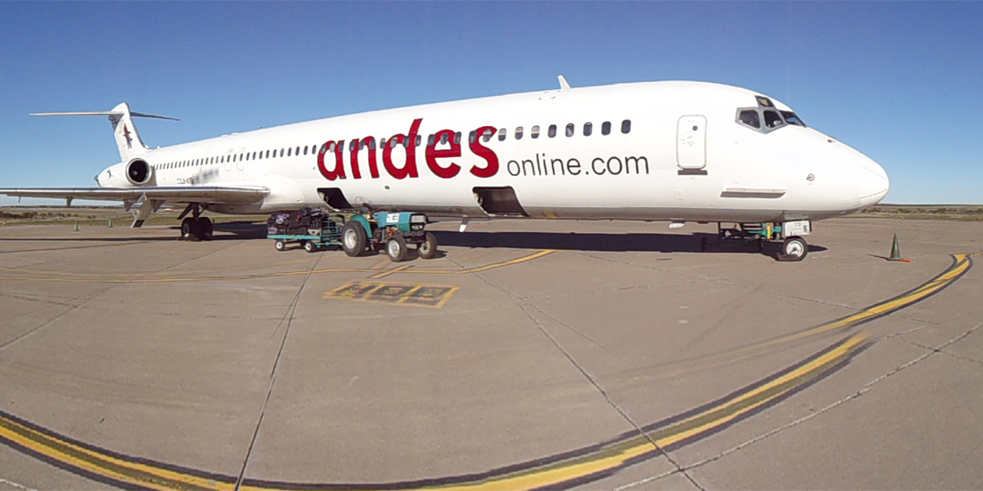 Andes:La línea aérea volará nuevamente con normalidad a Madryn