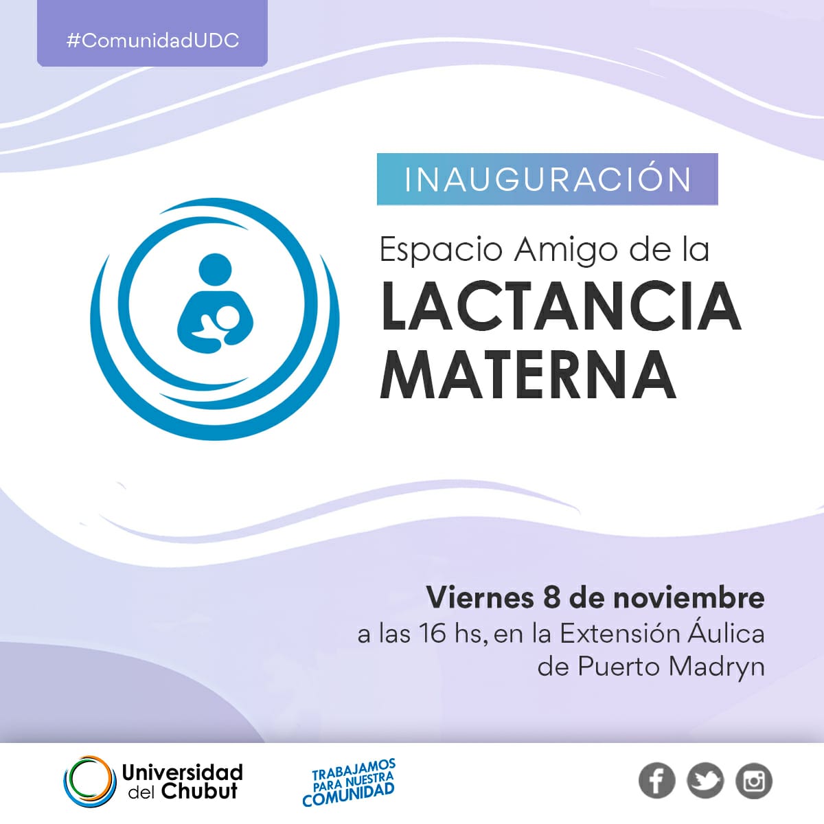 Inauguración del Espacio Amigo de la Lactancia Materna