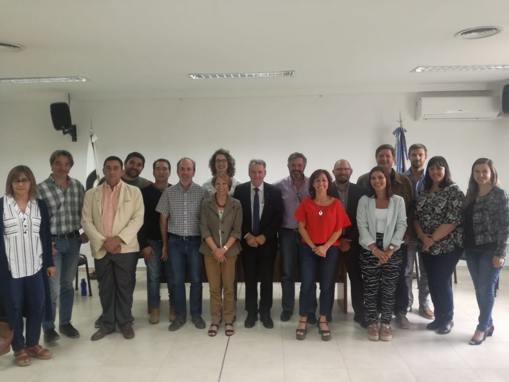 El Rector UTN con representantes del sector educativo, científico y tecnológico de la región