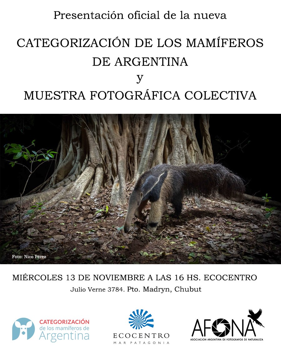 Presentarán la nueva Categorización de mamíferos de Argentina en el ECOCENTRO