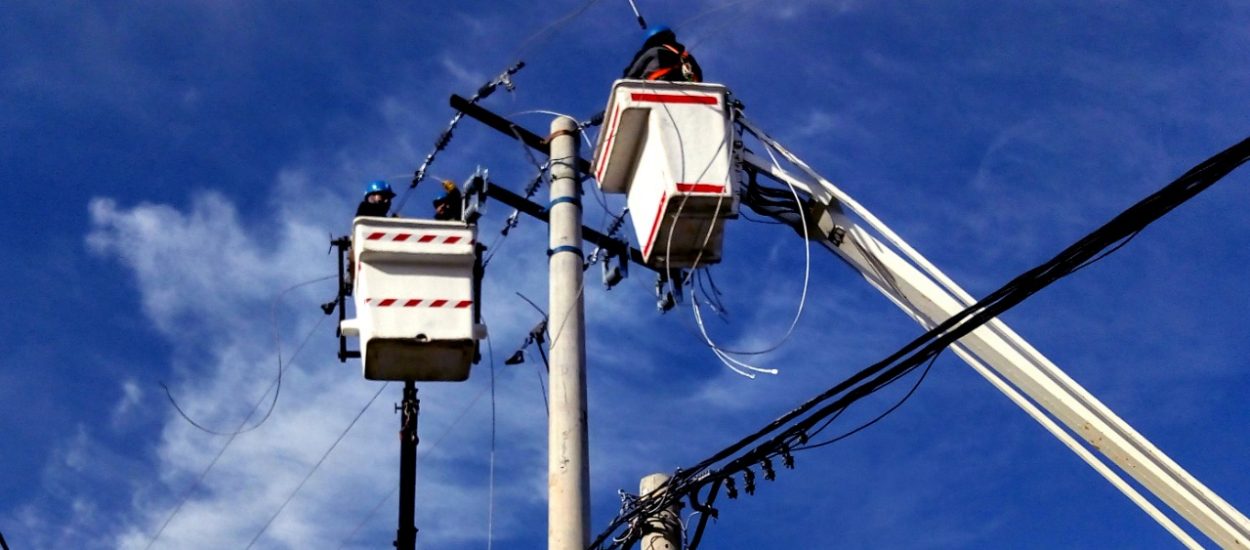 “Corte de energía, para liberar espacio aéreo en línea de media tensión”