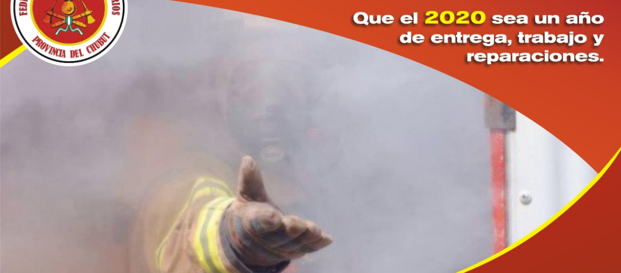 Salutación de fin de año de la Federacion Bomberos del Chubut