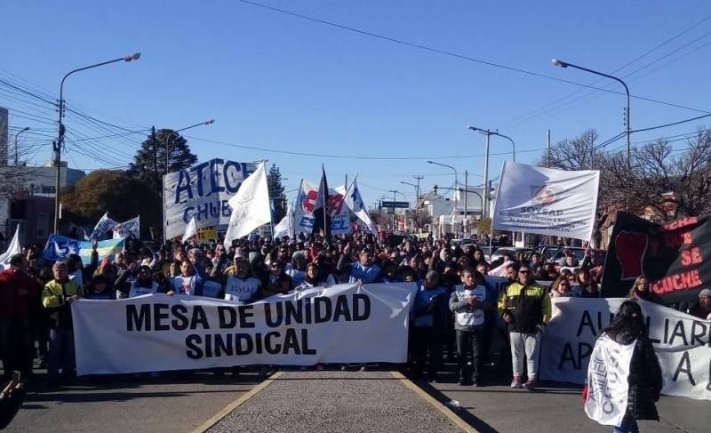 MESA DE UNIDAD SINDICAL CHUBUT COMUNICADO