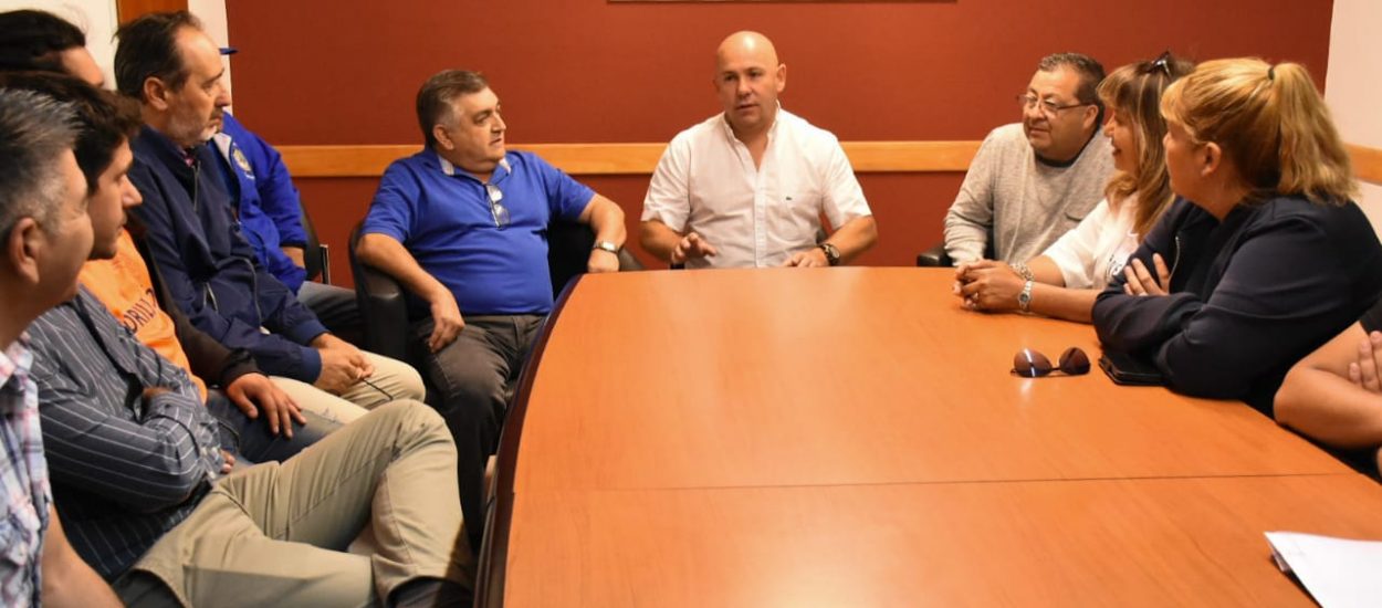 Sastre recibió a referentes de distintos sindicatos que confluyen en la CGT del VIRCh