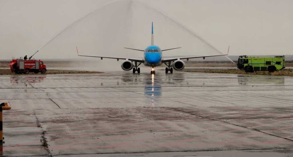 Aerolíneas Argentinas vuelve a operar la ruta Trelew – Córdoba