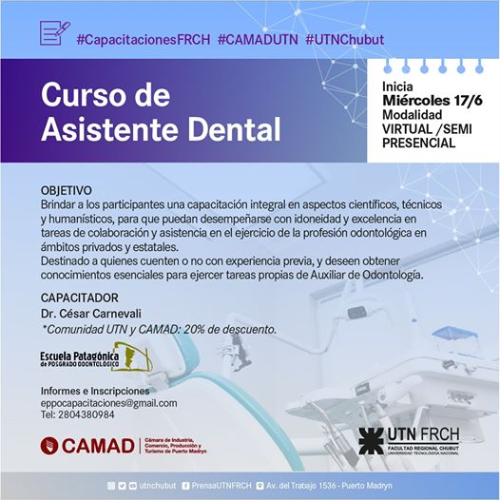 UTN: FORMACIÓN PARA ASISTENTES DENTALES