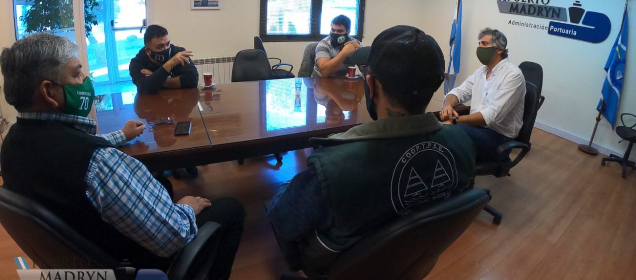 EL ADMINISTRADOR DE PUERTOS RECIBIÓ A LA COOPERATIVA DE ESTIBAJES MADRYN