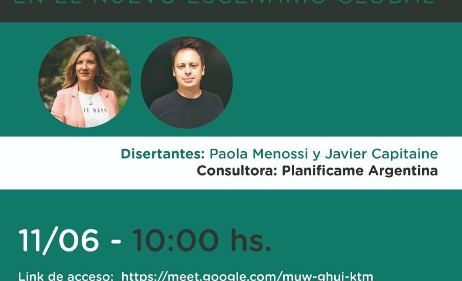 CAPACITACIÓN VIRTUAL DESDE MADRYN BUREAU SOBRE EVENTOS, COMUNICACIÓN Y MARKETING